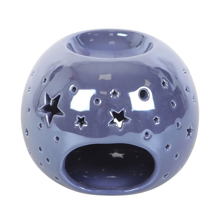 Purple Iridescent Star Oil Burner and Wax Warmer | Inspired Creative Gifts | UK Supplier