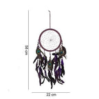 Purple Peacock Feather Dreamcatcher | Inspired Creative Gifts | UK Supplier