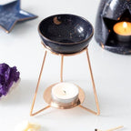 Purple Star Sign Oil Burner on Metal Base | Inspired Creative Gifts | UK Supplier