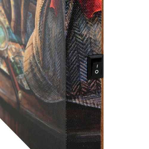 Purrlock Holmes Light Up Canvas Plaque by Lisa Parker | Inspired Creative Gifts | UK Supplier