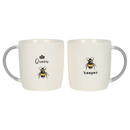 Queen Bee and Bee Keeper Mug Set | Inspired Creative Gifts | UK Supplier