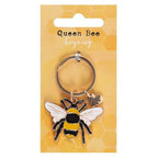 Queen Bee Enamel Keyring | Inspired Creative Gifts | UK Supplier
