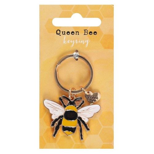 Queen Bee Enamel Keyring | Inspired Creative Gifts | UK Supplier