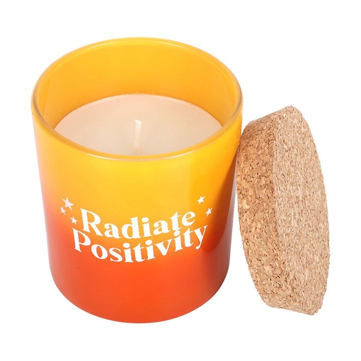 Radiate Positivity Lemon & Bergamot Candle | Inspired Creative Gifts | UK Supplier