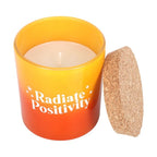 Radiate Positivity Lemon & Bergamot Candle | Inspired Creative Gifts | UK Supplier