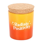 Radiate Positivity Lemon & Bergamot Candle | Inspired Creative Gifts | UK Supplier