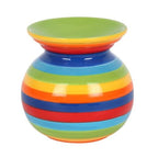 Rainbow Stripe Oil Burner | Inspired Creative Gifts | UK Supplier