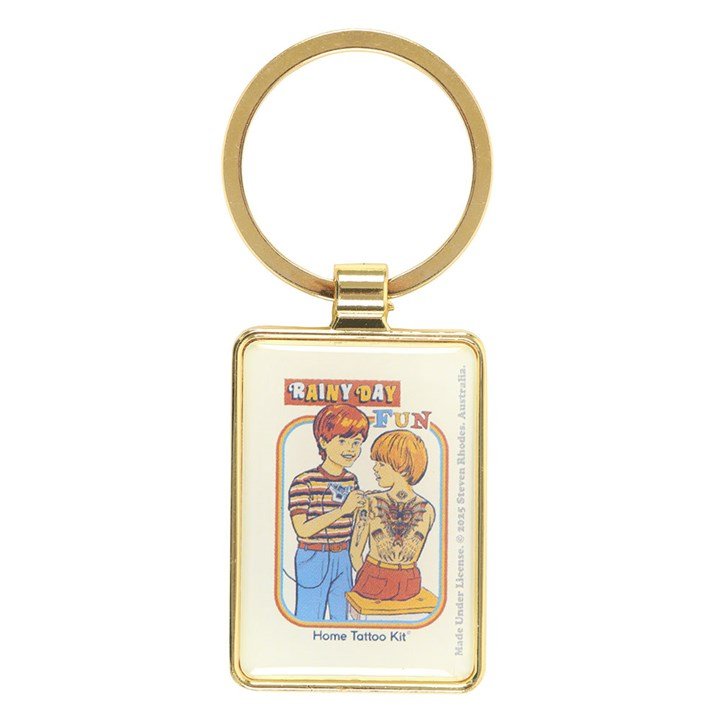 Rainy Day Fun Keyring by Steven Rhodes | Inspired Creative Gifts | UK Supplier