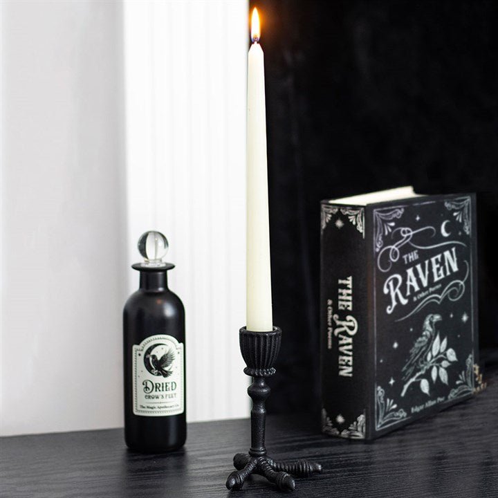 Raven Claw Taper Candle Holder | Inspired Creative Gifts | UK Supplier