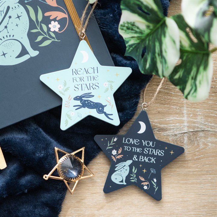 Reach for the Stars Hare Hanging Decoration | Inspired Creative Gifts | UK Supplier