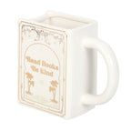 Read Books Be Kind White Book Shaped Mug | Inspired Creative Gifts | UK Supplier