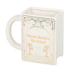 Read Books Be Kind White Book Shaped Mug | Inspired Creative Gifts | UK Supplier