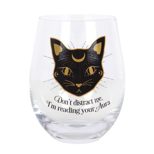 Reading Your Aura Stemless Wine Glass | Inspired Creative Gifts | UK Supplier