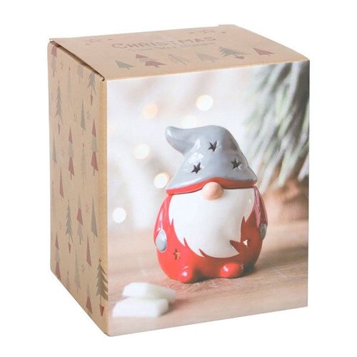 Red and Grey Gonk Oil Burner | Inspired Creative Gifts | UK Supplier