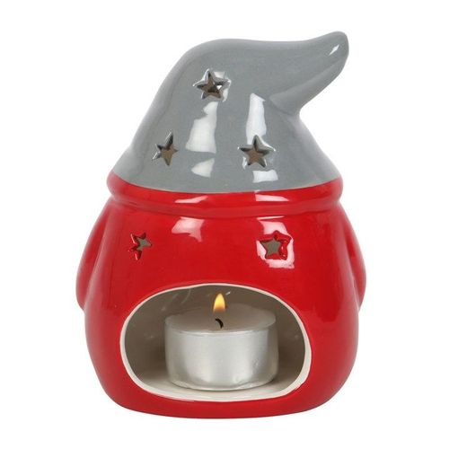 Red and Grey Gonk Tealight Holder | Inspired Creative Gifts | UK Supplier