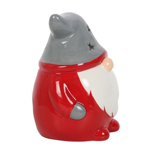 Red and Grey Gonk Tealight Holder | Inspired Creative Gifts | UK Supplier