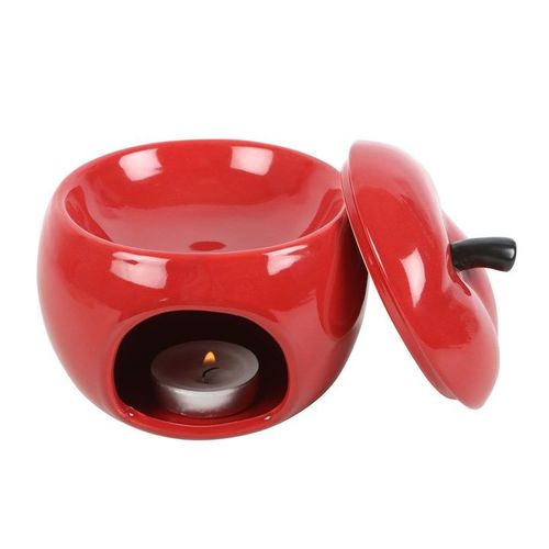Red Apple Ceramic Oil Burner | Inspired Creative Gifts | UK Supplier