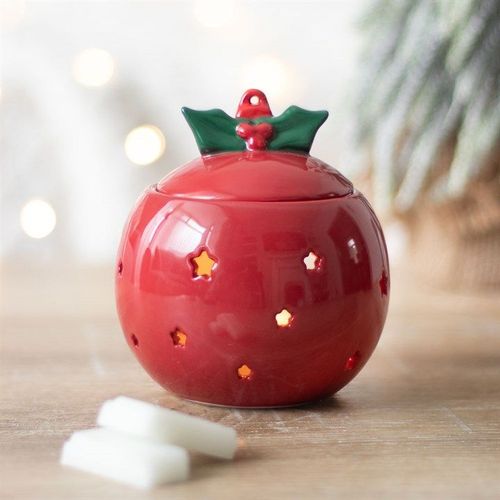 Red Bauble Oil Burner | Inspired Creative Gifts | UK Supplier