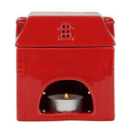 Red Ceramic House Oil Burner | Inspired Creative Gifts | UK Supplier