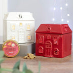 Red Ceramic House Oil Burner | Inspired Creative Gifts | UK Supplier