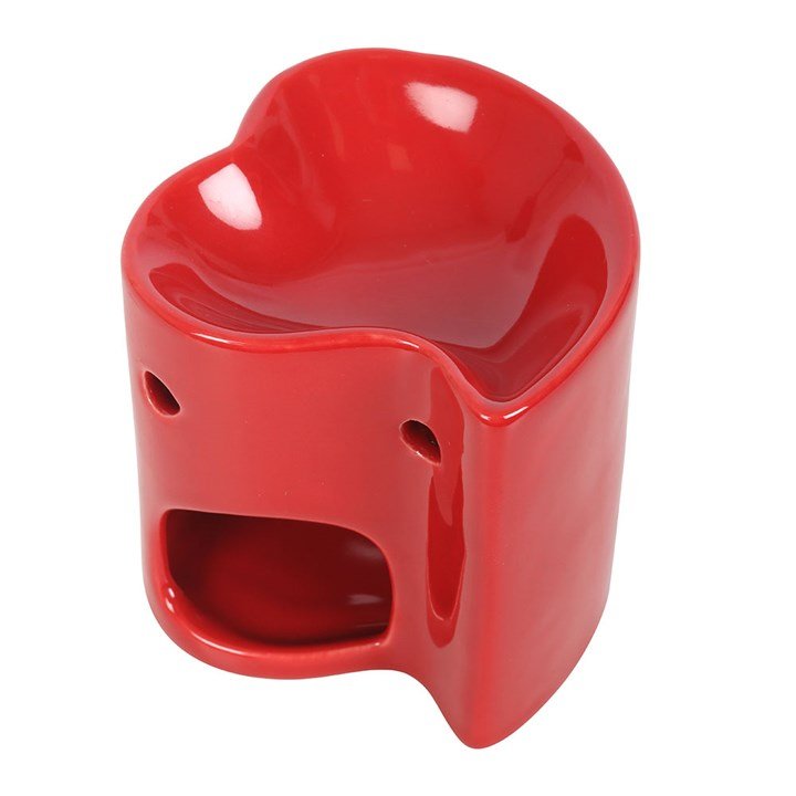 Red Heart Oil Burner and Wax Warmer | Inspired Creative Gifts | UK Supplier