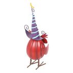 Red Metal Owl Ornament with Witch Hat | Inspired Creative Gifts | UK Supplier