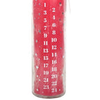 Red Vanilla Advent Tube Candle | Inspired Creative Gifts | UK Supplier