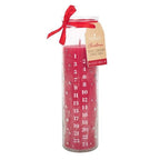 Red Vanilla Advent Tube Candle | Inspired Creative Gifts | UK Supplier
