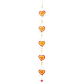 Red/Yellow String Of Hearts | Inspired Creative Gifts | UK Supplier