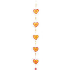 Red/Yellow String Of Hearts | Inspired Creative Gifts | UK Supplier