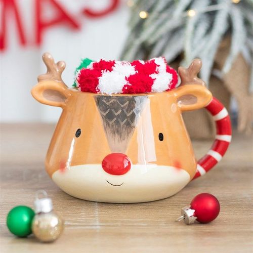 Reindeer Mug and Socks Set | Inspired Creative Gifts | UK Supplier