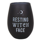 Resting Witch Face Stemless Wine Glass | Inspired Creative Gifts | UK Supplier