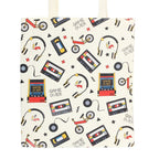 Retro 80s Print Polycotton Tote Bag | Inspired Creative Gifts | UK Supplier