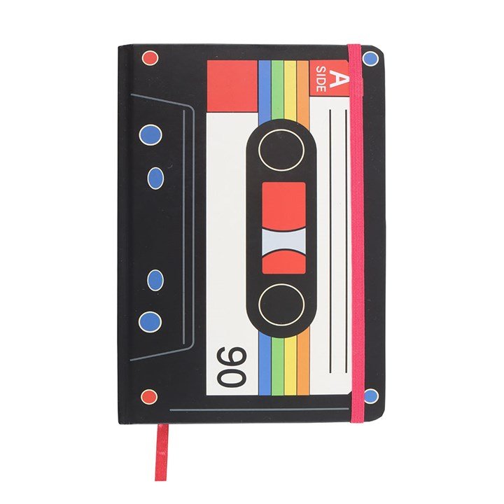 Retro Cassette Tape A5 Notebook | Inspired Creative Gifts | UK Supplier