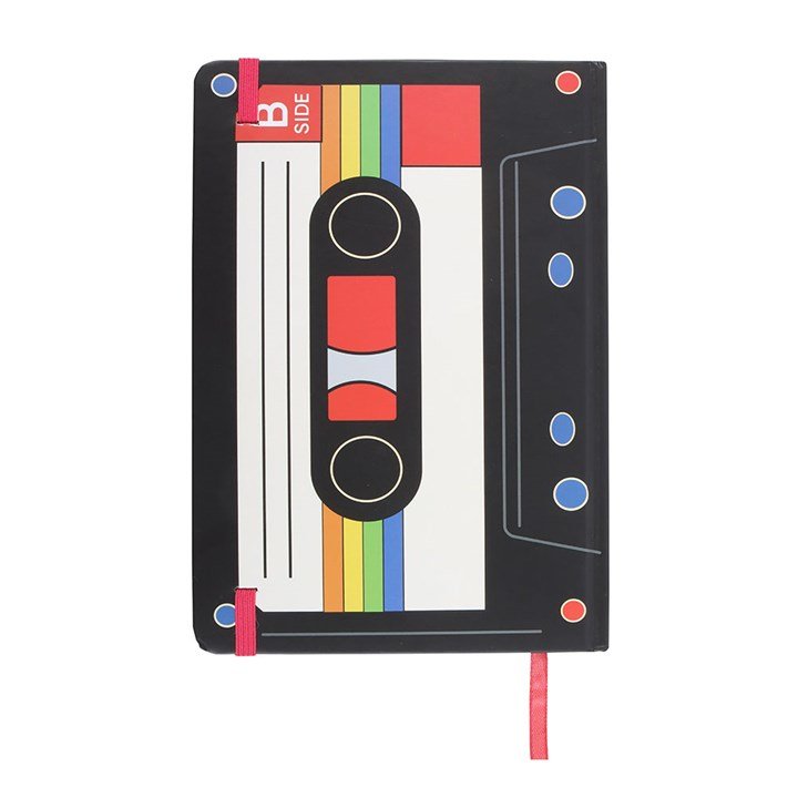 Retro Cassette Tape A5 Notebook | Inspired Creative Gifts | UK Supplier