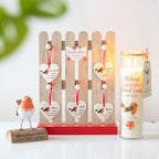 Robins Appear Cranberry Tube Candle | Inspired Creative Gifts | UK Supplier