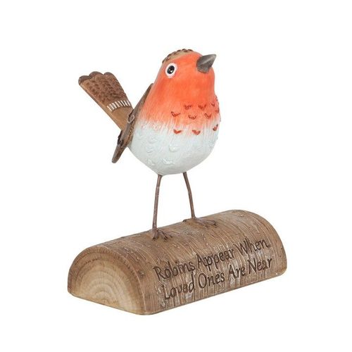 Robins Appear Resin Ornament | Inspired Creative Gifts | UK Supplier