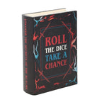Roll the Dice, Take a Chance Book Shaped Storage Box | Inspired Creative Gifts | UK Supplier