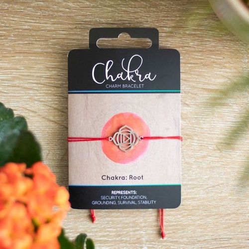 Root Chakra Charm Bracelet | Inspired Creative Gifts | UK Supplier
