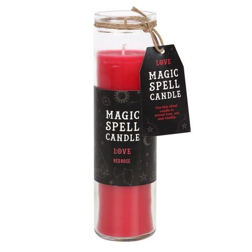 Rose 'Love' Spell Tube Candle | Inspired Creative Gifts | UK Supplier