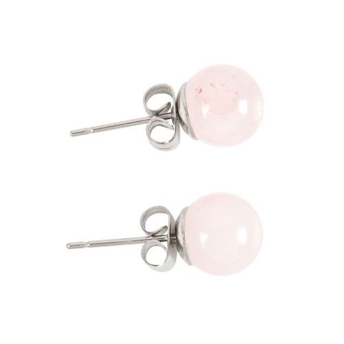 Rose Quartz Semi Precious Crystal Earrings | Inspired Creative Gifts | UK Supplier