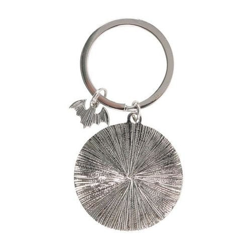 Round Bat Shit Crazy Keyring | Inspired Creative Gifts