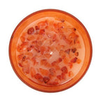 Sacral Chakra Orange Crystal Chip Candle | Inspired Creative Gifts | UK Supplier