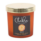 Sacral Chakra Orange Crystal Chip Candle | Inspired Creative Gifts | UK Supplier