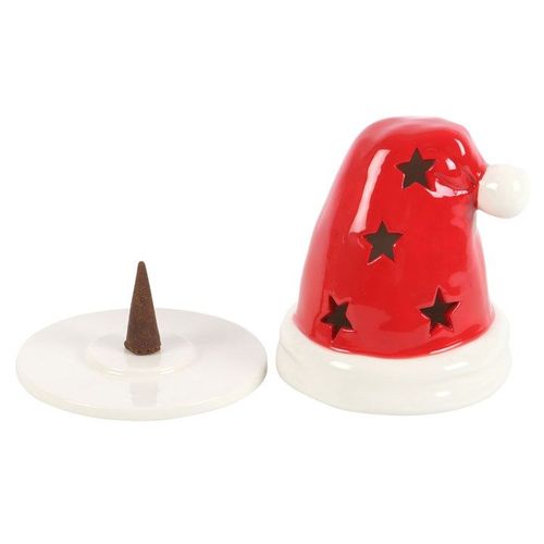 Santa Hat Incense Cone Burner and Tealight Holder | Inspired Creative Gifts | UK Supplier