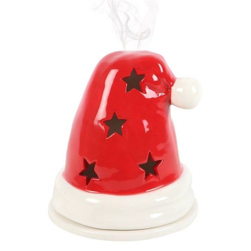 Santa Hat Incense Cone Burner and Tealight Holder | Inspired Creative Gifts | UK Supplier