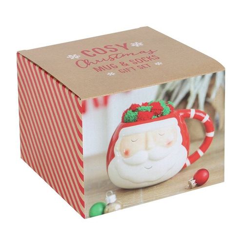Santa Mug and Socks Set | Inspired Creative Gifts | UK Supplier