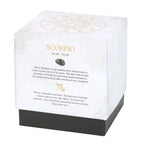 Scorpio Black Oudh Gemstone Zodiac Candle | Inspired Creative Gifts | UK Supplier