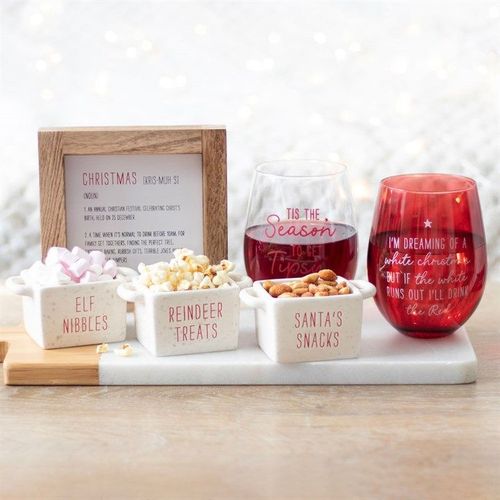 Season to Get Tipsy Stemless Glass | Inspired Creative Gifts | UK Supplier