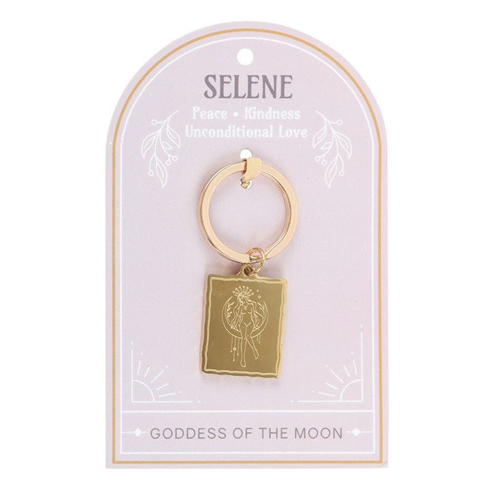 Selene Goddess Talisman Keyring | Inspired Creative Gifts | UK Supplier